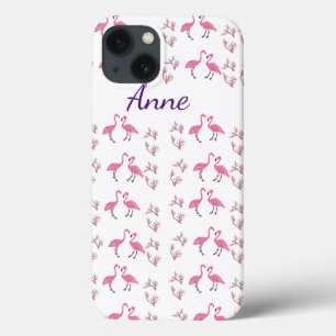 Flamingo Birds iPhone 13 Hoesje