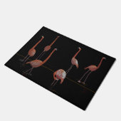 Flamingo Birds Deurmat (Schuin)
