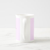 Flamingo Bone China Mok met aangepaste tekst (Achterkant)