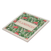Flamingo bord tegeltje (Zijkant)