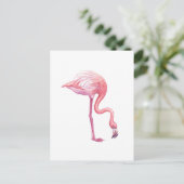 Flamingo Briefkaart (Staand voorkant)