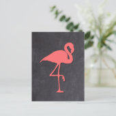 Flamingo Briefkaart (Staand voorkant)