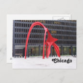 Flamingo Briefkaart (Voorkant / Achterkant)