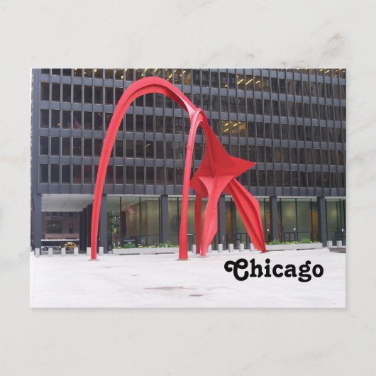 Flamingo Briefkaart (Voorkant)