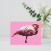 Flamingo Briefkaart (Staand voorkant)