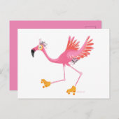 Flamingo-Briefkaarten Briefkaart (Voorkant / Achterkant)