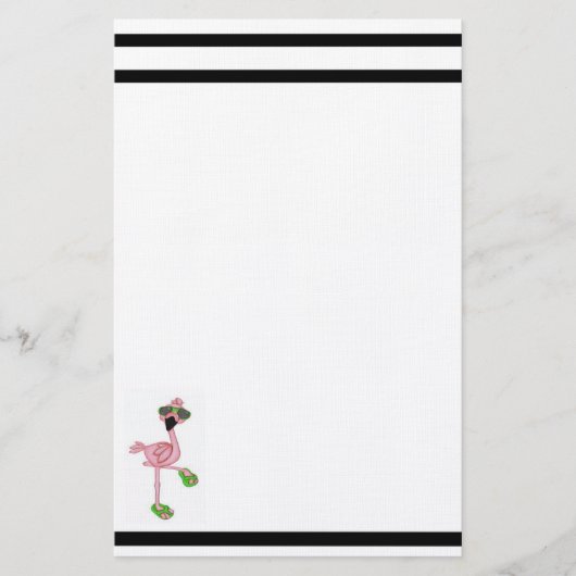 Flamingo Briefpapier (Voorkant)