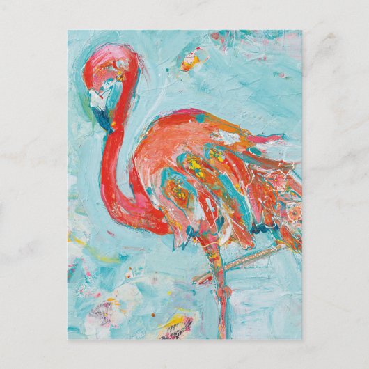Flamingo Bright Briefkaart (Voorkant)