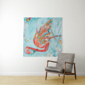 Flamingo Bright Wandkleed (In situ)