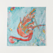 Flamingo Bright Wandkleed (Voorkant)