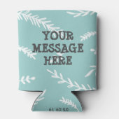 Flamingo Bruid en bruidegom Gepersonaliseerde Koel Blikjeskoeler (Achterkant)