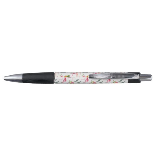 Flamingo Cactus Pineapple Hibiscus Pattern Pen (Achterkant)