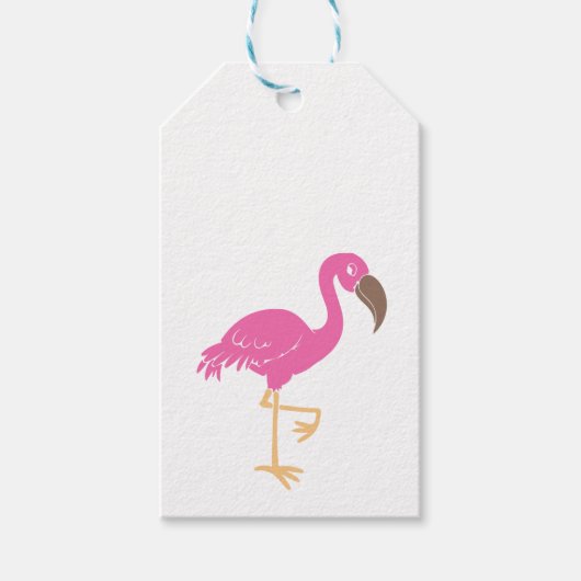 Flamingo Cadeaulabel (Voorkant)