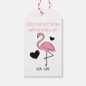Flamingo Cadeaulabel (Voorkant)