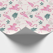 Flamingo Cadeaupapier (Hoek)