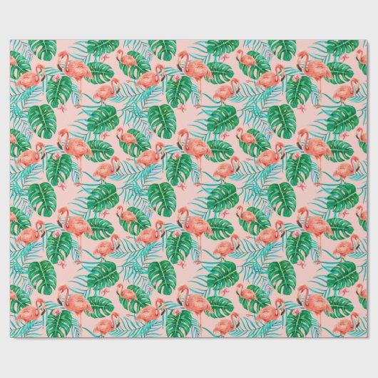 Flamingo Cadeaupapier (Vlak)