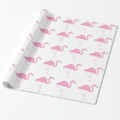 Flamingo Cadeaupapier (Uitgerold)