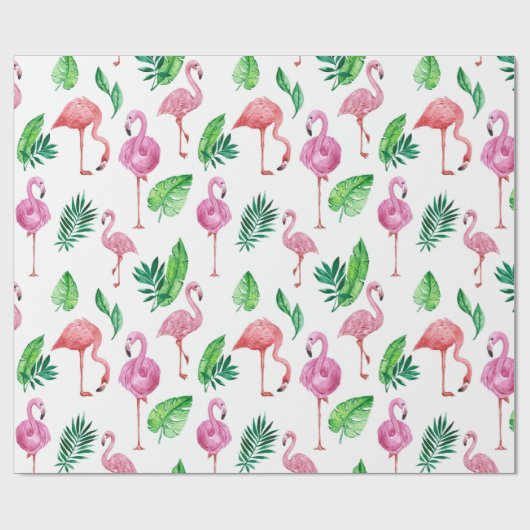 Flamingo Cadeaupapier (Vlak)