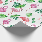 Flamingo Cadeaupapier (Hoek)