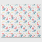 Flamingo Cadeaupapier (Vlak)