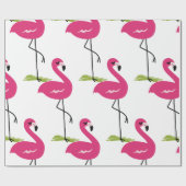 Flamingo Cadeaupapier (Vlak)