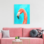 Flamingo Canvas Afdruk (Insitu (Woonkamer))