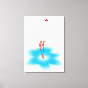 Flamingo Canvas Afdruk