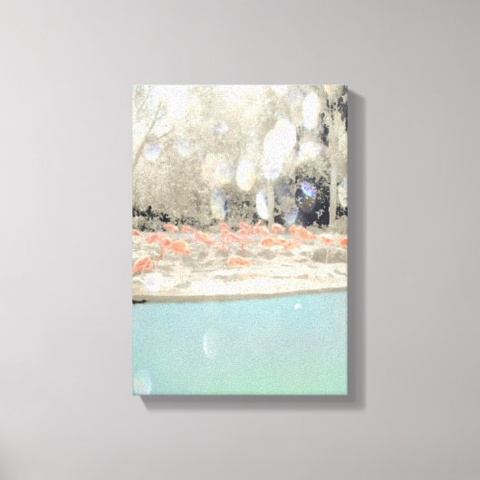 Flamingo Canvas Art (Voorkant)