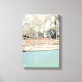 Flamingo Canvas Art Afdruk