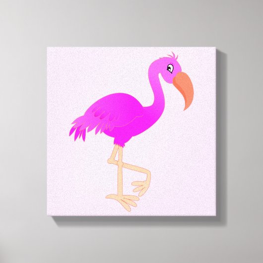 Flamingo Canvas Print (Voorkant)