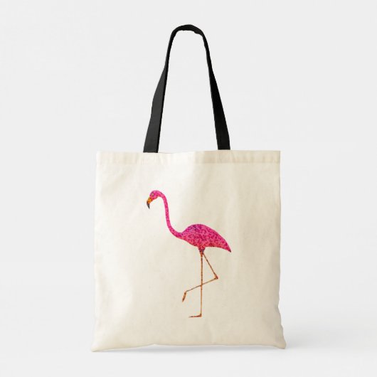 Flamingo Canvas tas (Achterkant)