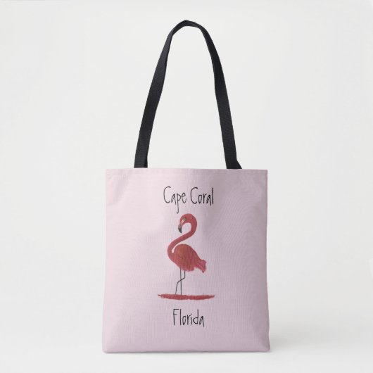 Flamingo - Cape Coral Florida Tote Bag (Voorkant)
