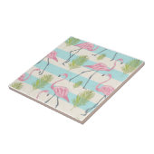 Flamingo Ceramic Tile Tegeltje (Zijkant)
