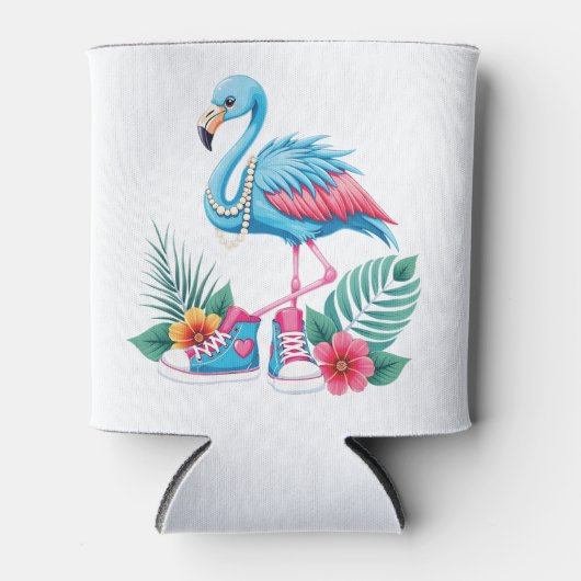 Flamingo Chucks en Parels Comma La Harris 2024 Blikjeskoeler (Voorkant)