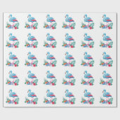 Flamingo Chucks en Parels Comma La Harris 2024 Cadeaupapier (Vlak)