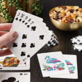 Flamingo Chucks en Parels Comma La Harris 2024 Pokerkaarten (Insitu)