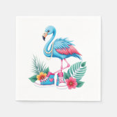 Flamingo Chucks en Parels Comma La Harris 2024 Servet (Voorkant)