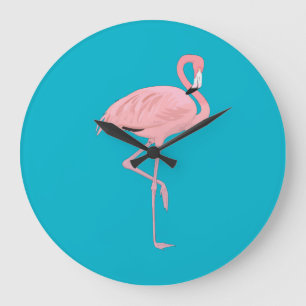 Flamingo Clock Grote Klok