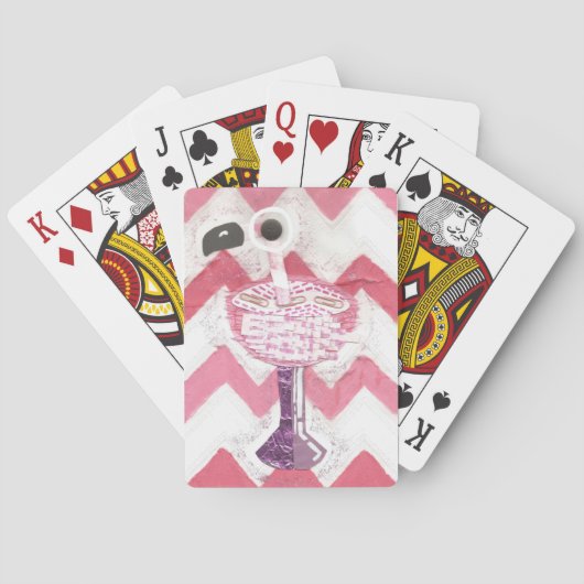 Flamingo Cocktail die Kaarten spelen (Achterkant)