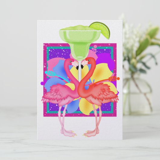 Flamingo Cocktail - SRF Kaart (Staand voorkant)