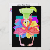 Flamingo Cocktail - SRF Kaart (Voorkant / Achterkant)