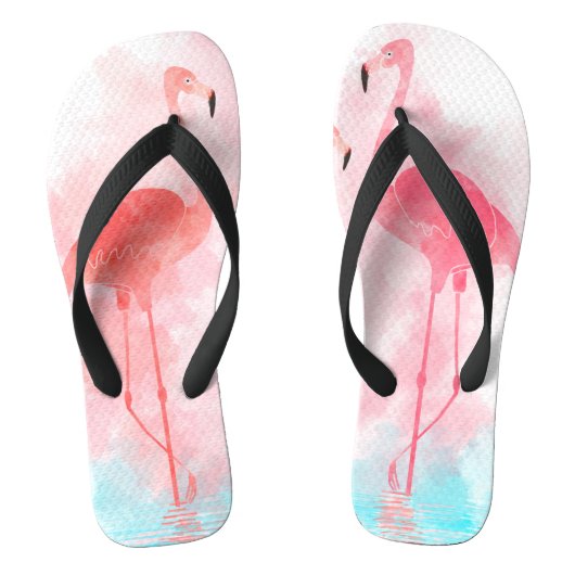 Flamingo Coral Teenslippers (Voetbed)
