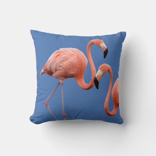 Flamingo Couple Kussen (Voorkant)
