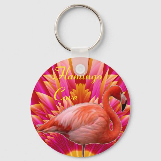 Flamingo Cove Souvenir Sleutelhanger (Voorkant)