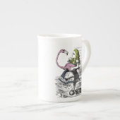 Flamingo Croquet Porselein Kop (Voorkant rechts)