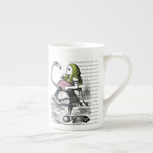 Flamingo Croquet Porselein Kop (Rechts)