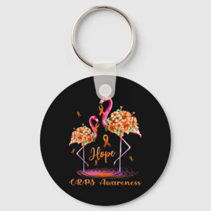 Flamingo CRPS Awareness Sleutelhanger