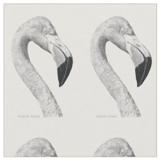 "FLAMINGO"CUSTOM COMBED COTTON 56" WIDTH FABRIC STOF