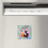 Flamingo Dance Magneet (Insitu (Vaatwasser))