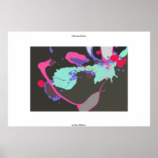 Flamingo Dance Poster (Voorkant)